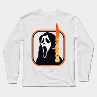 scream VI  (Scream 6)  scary horror movie graphic design by ironpalette Long Sleeve T-Shirt